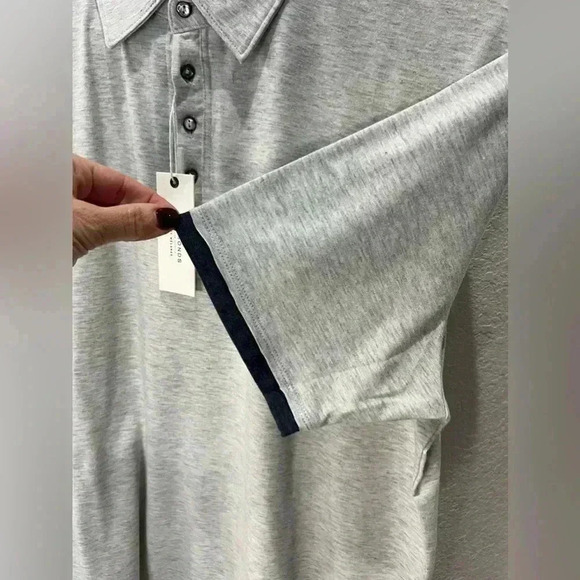 NWT 7 Diamond Men’s Short Sleeve Polo/Grey/Size Large - Picture 4 of 6
